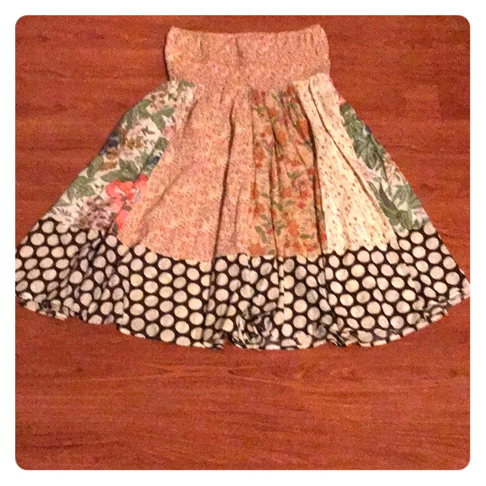 American Rag Strapless Sundress Large